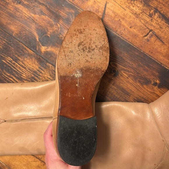 Vintage Hippopotamus withe Leather Boots with Aztec Western Detailing Sz 7.5 D - Picture 5 of 8